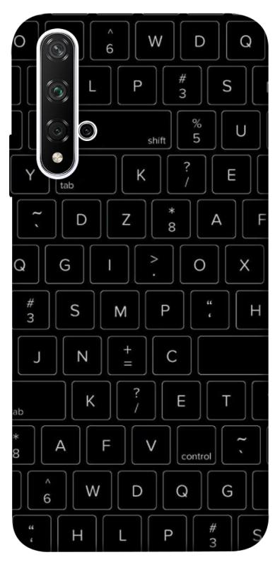 Чехол itsPrint Keyboard для Huawei Honor 20 / Nova 5T, black, купить оптом с доставкой