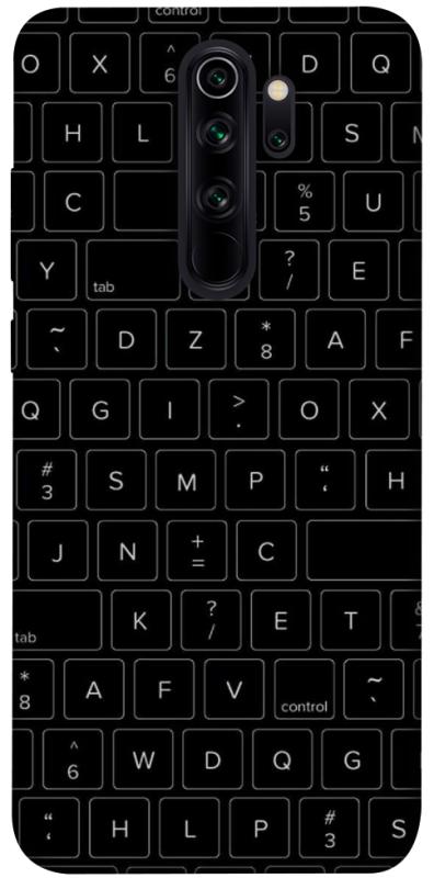 Чохол itsPrint Keyboard для Xiaomi Redmi Note 8 Pro, black, купити оптом з доставкою