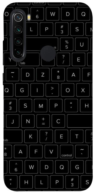 Чохол itsPrint Keyboard для Xiaomi Redmi Note 8, black, купити оптом з доставкою