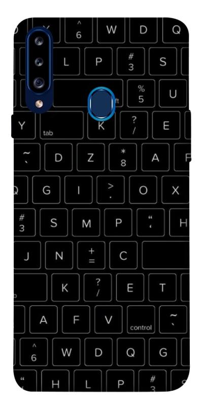 Чохол itsPrint Keyboard для Samsung Galaxy A20s, black, купити оптом з доставкою