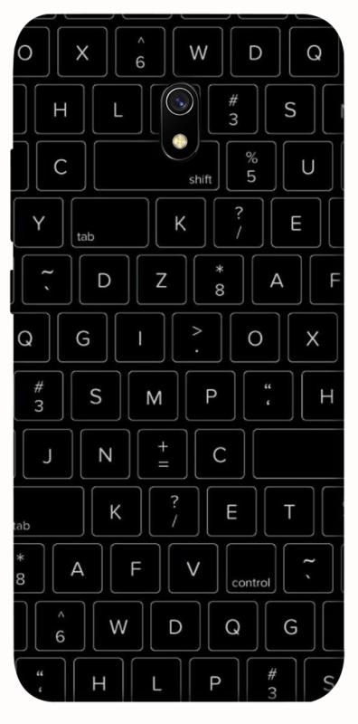 Чохол itsPrint Keyboard для Xiaomi Redmi 8a, black, купити оптом з доставкою