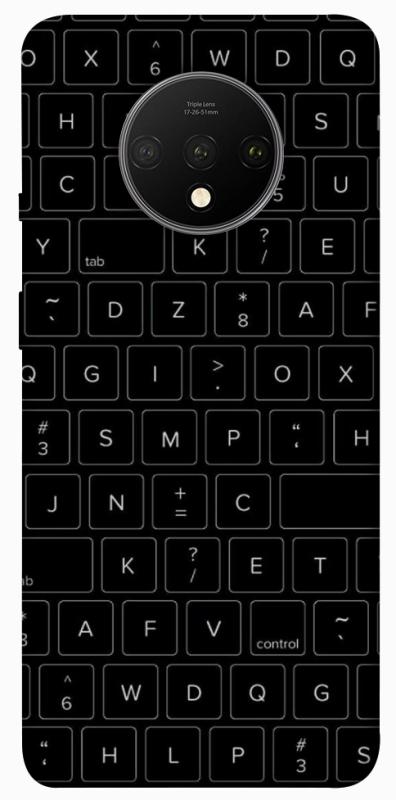 Чохол itsPrint Keyboard для OnePlus 7T, black, купити оптом з доставкою