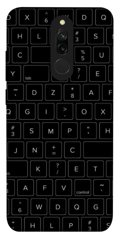 Чохол itsPrint Keyboard для Xiaomi Redmi 8, black, купити оптом з доставкою