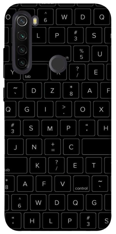 Чохол itsPrint Keyboard для Xiaomi Redmi Note 8T, black, купити оптом з доставкою