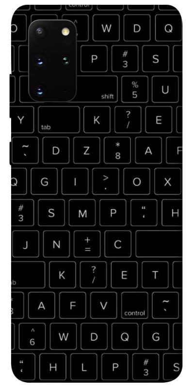 Чохол itsPrint Keyboard для Samsung Galaxy S20+, black, купити оптом з доставкою