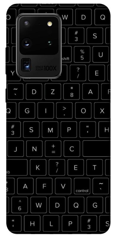 Чохол itsPrint Keyboard для Samsung Galaxy S20 Ultra, black, купити оптом з доставкою