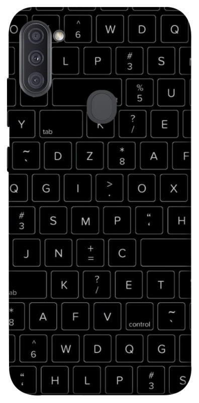 Чохол itsPrint Keyboard для Samsung Galaxy A11, black, купити оптом з доставкою