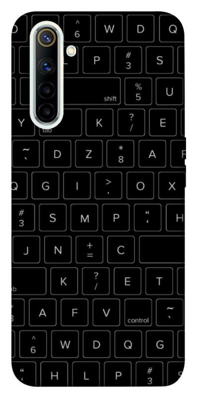 Чохол itsPrint Keyboard для Realme 6, black, купити оптом з доставкою