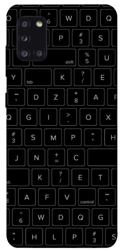 Чохол itsPrint Keyboard для Samsung Galaxy A31, black, купити оптом з доставкою