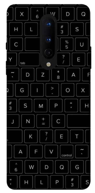 Чохол itsPrint Keyboard для OnePlus 8, black, купити оптом з доставкою