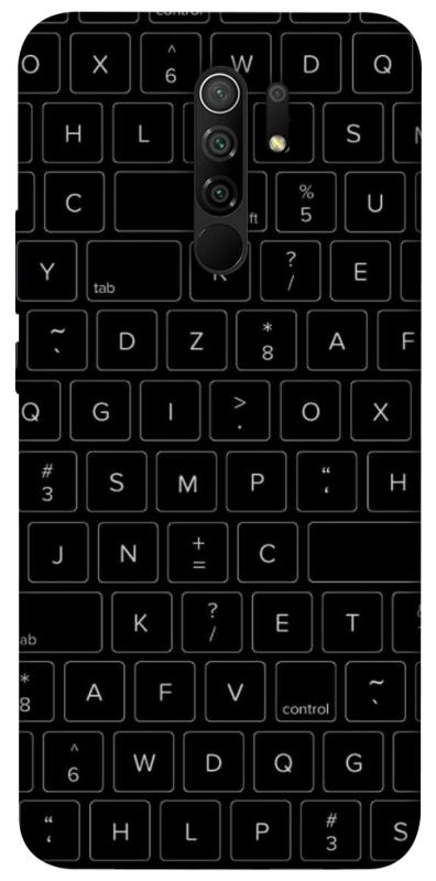 Чохол itsPrint Keyboard для Xiaomi Redmi 9, black, купити оптом з доставкою