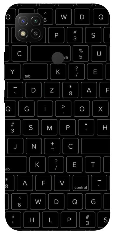 Чохол itsPrint Keyboard для Xiaomi Redmi 9C, black, купити оптом з доставкою