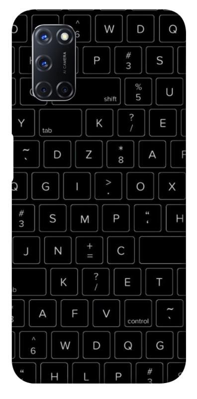 Чохол itsPrint Keyboard для Oppo A52 / A72 / A92, black, купити оптом з доставкою