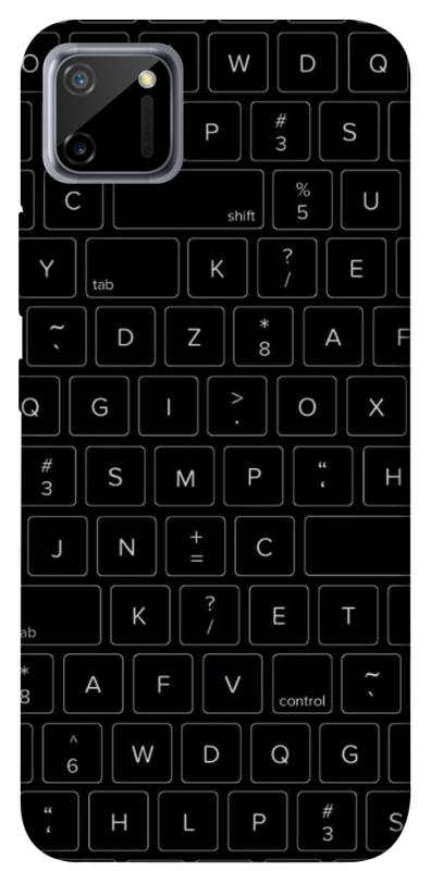 Чохол itsPrint Keyboard для Realme C11, black, купити оптом з доставкою