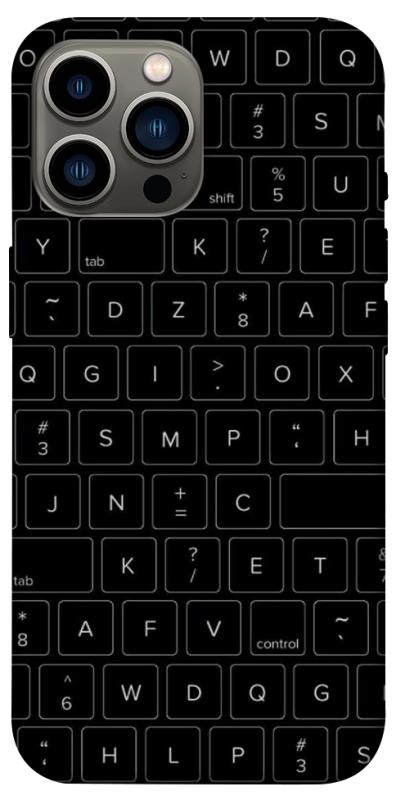 Чохол itsPrint Keyboard для Apple iPhone 12 Pro Max (6.7"), black, купити оптом з доставкою