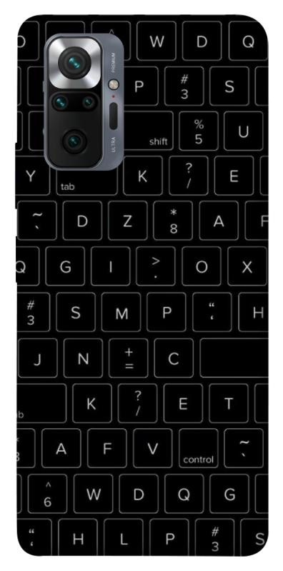 Чохол itsPrint Keyboard для Xiaomi Redmi Note 10 Pro, black, купити оптом з доставкою