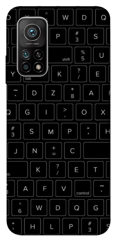 Чохол itsPrint Keyboard для Xiaomi Mi 10T, black, купити оптом з доставкою