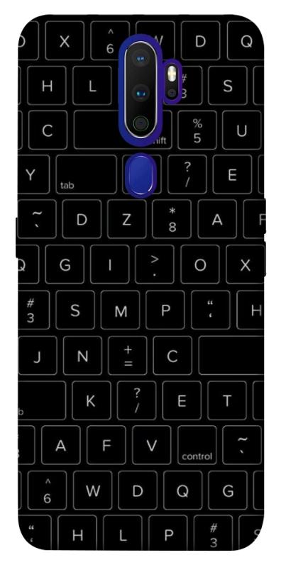 Чохол itsPrint Keyboard для Oppo A5 (2020) / Oppo A9 (2020), black, купити оптом з доставкою