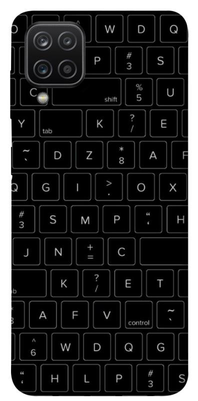 Чохол itsPrint Keyboard для Samsung Galaxy A12, black, купити оптом з доставкою