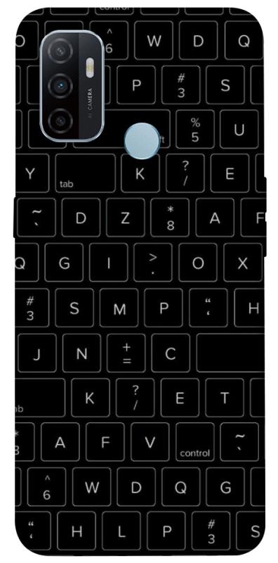 Чехол itsPrint Keyboard для Oppo A53 / A32 / A33, black, купить оптом с доставкой