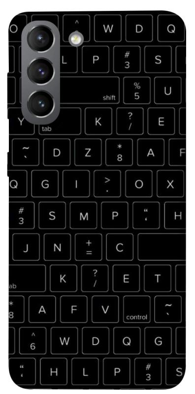 Чохол itsPrint Keyboard для Samsung Galaxy S21, black, купити оптом з доставкою