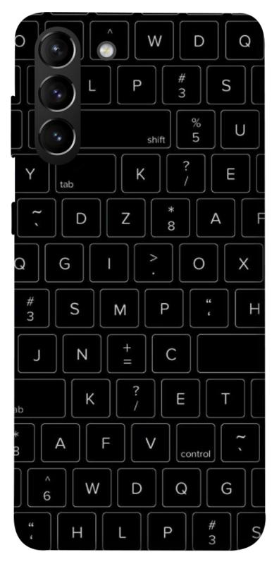 Чохол itsPrint Keyboard для Samsung Galaxy S21+, black, купити оптом з доставкою