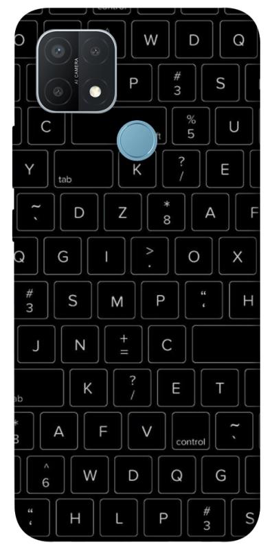Чехол itsPrint Keyboard для Oppo A15s / A15, black, купить оптом с доставкой