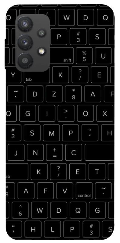 Чехол itsPrint Keyboard для Samsung Galaxy A32 (A325F) 4G, black, купить оптом с доставкой