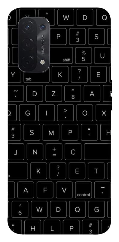 Чохол itsPrint Keyboard для Oppo A54 4G, black, купити оптом з доставкою