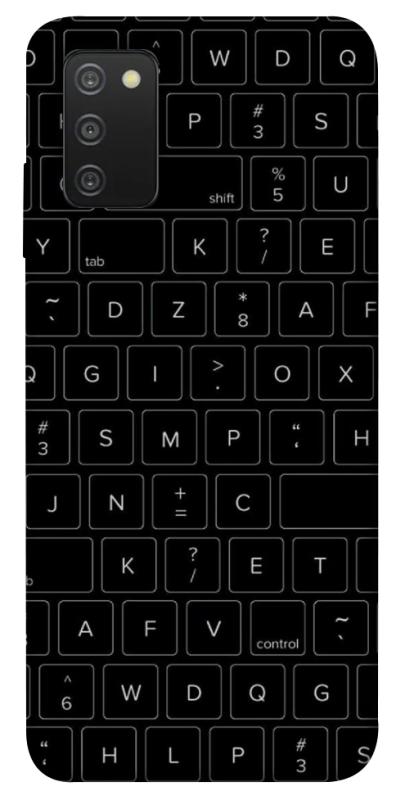 Чохол itsPrint Keyboard для Samsung Galaxy A03s, black, купити оптом з доставкою