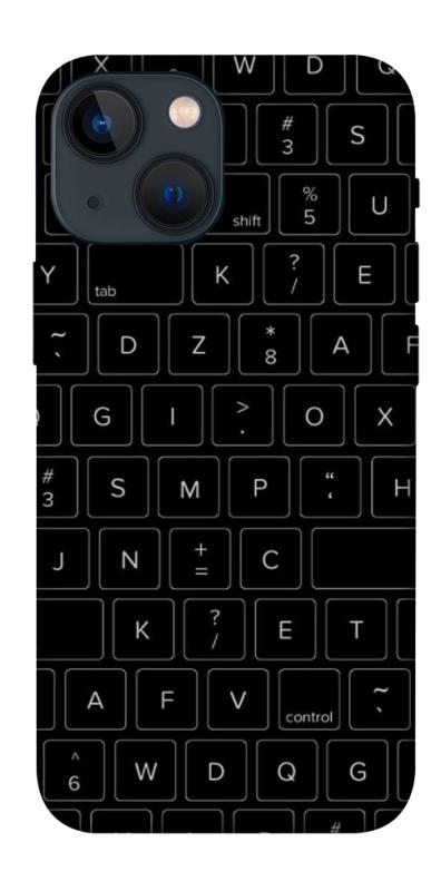 Чохол itsPrint Keyboard для Apple iPhone 13 mini (5.4"), black, купити оптом з доставкою