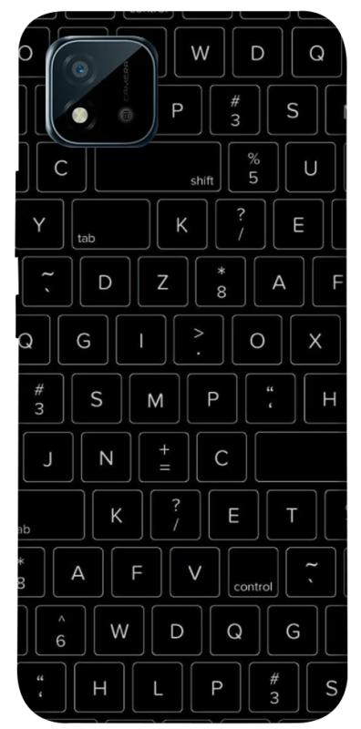 Чехол itsPrint Keyboard для Realme C11 (2021), black, купить оптом с доставкой