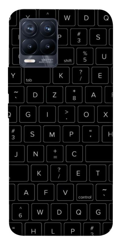 Чохол itsPrint Keyboard для Realme 8, black, купити оптом з доставкою