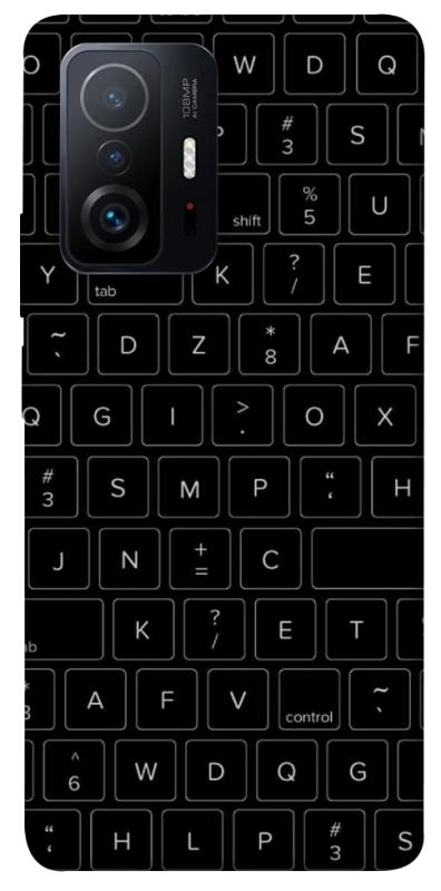 Чехол itsPrint Keyboard для Xiaomi 11T / 11T Pro, black, купить оптом с доставкой