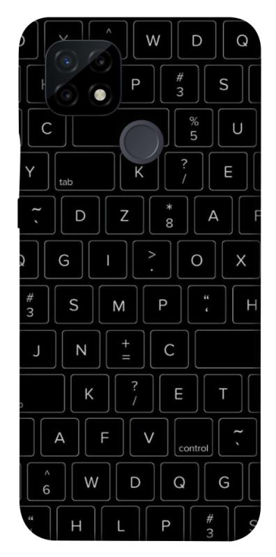 Чехол itsPrint Keyboard для Realme C21, black, купить оптом с доставкой