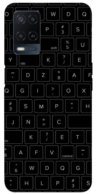 Чехол itsPrint Keyboard для Oppo A16s / A16, black, купить оптом с доставкой