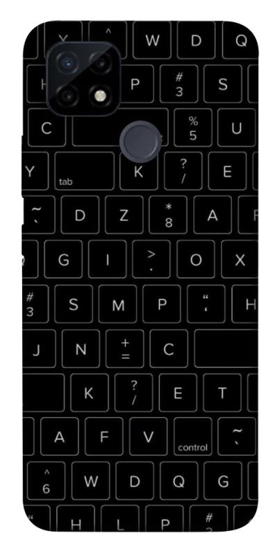 Чехол itsPrint Keyboard для Realme C21Y, black, купить оптом с доставкой