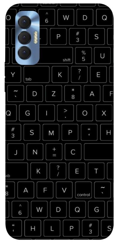 Чохол itsPrint Keyboard для TECNO Spark 8P, black, купити оптом з доставкою