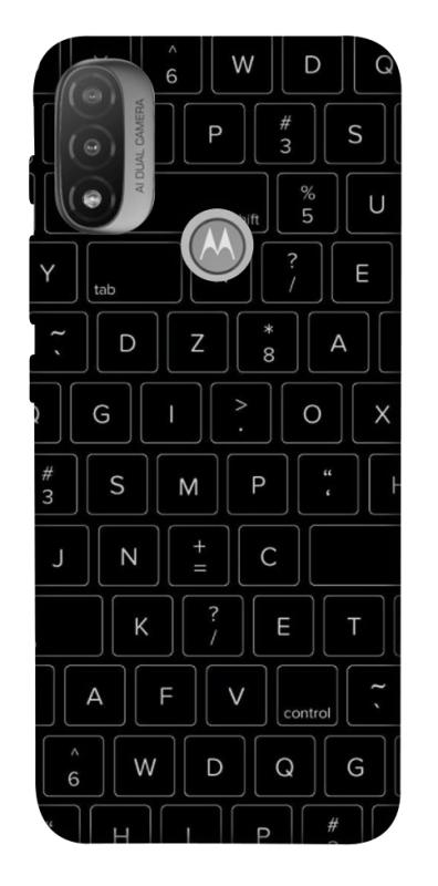 Чохол itsPrint Keyboard для Motorola Moto E20, black, купити оптом з доставкою