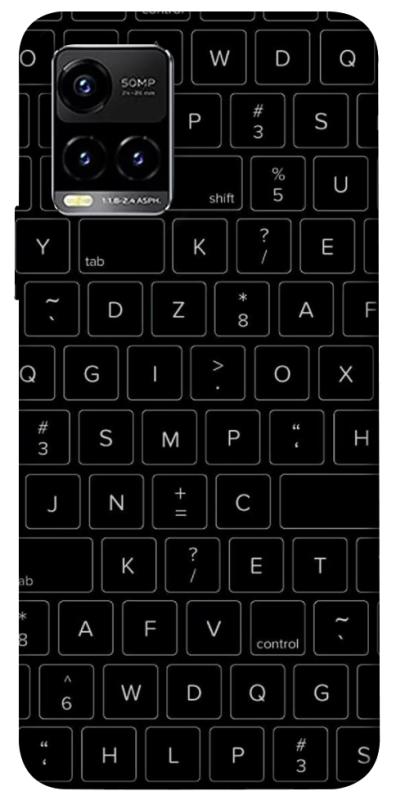 Чехол itsPrint Keyboard для Vivo Y21 / Y33s, black, купить оптом с доставкой