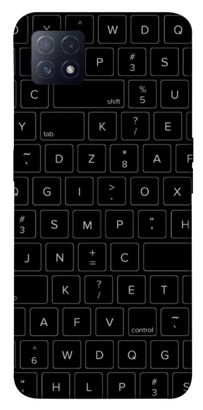 Чохол itsPrint Keyboard для Oppo A72 5G / A73 5G, black, купити оптом з доставкою