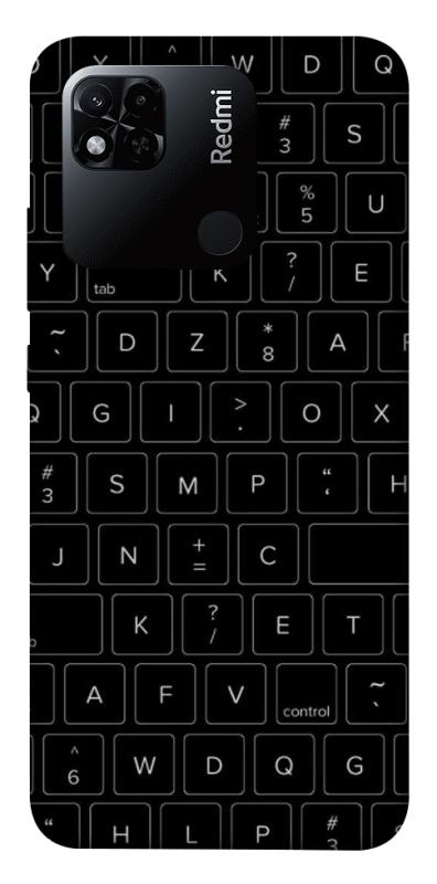 Чохол itsPrint Keyboard для Xiaomi Redmi 10A, black, купити оптом з доставкою