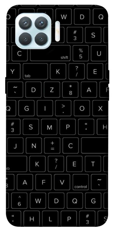 Чохол itsPrint Keyboard для Oppo F17 Pro, black, купити оптом з доставкою