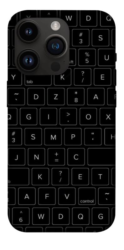 Чохол itsPrint Keyboard для Apple iPhone 14 Pro (6.1"), black, купити оптом з доставкою