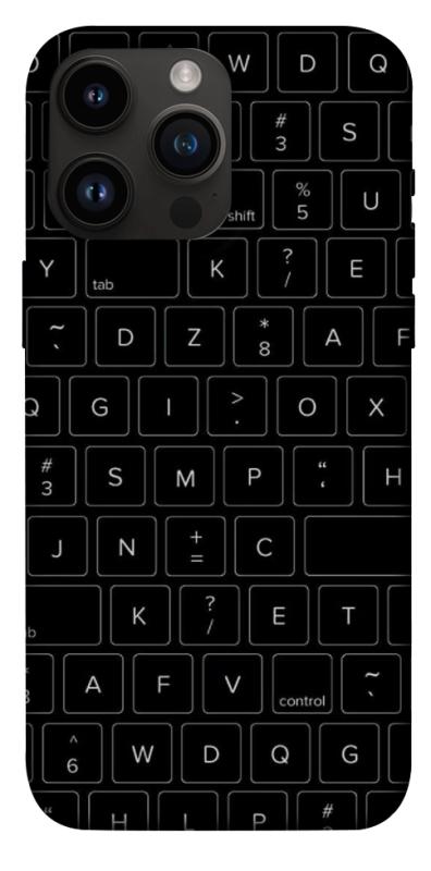 Чохол itsPrint Keyboard для Apple iPhone 14 Pro Max (6.7"), black, купити оптом з доставкою