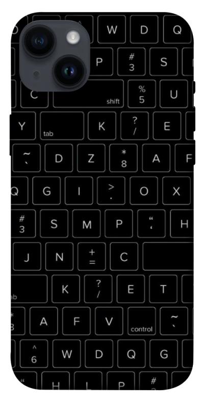 Чохол itsPrint Keyboard для Apple iPhone 14 Plus (6.7"), black, купити оптом з доставкою