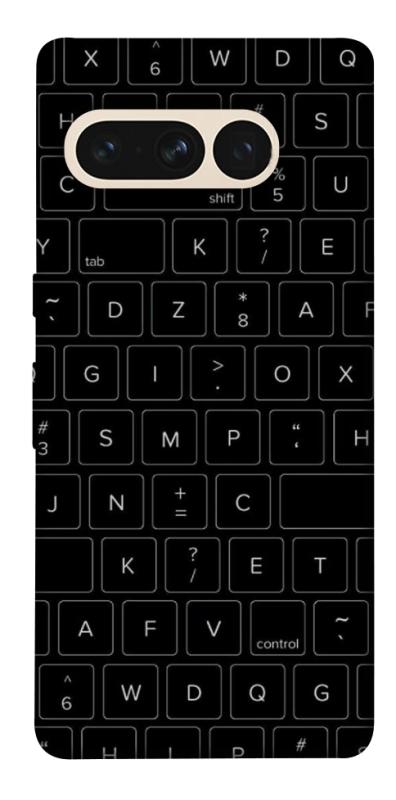 Чехол itsPrint Keyboard для Google Pixel 7 Pro, black, купить оптом с доставкой