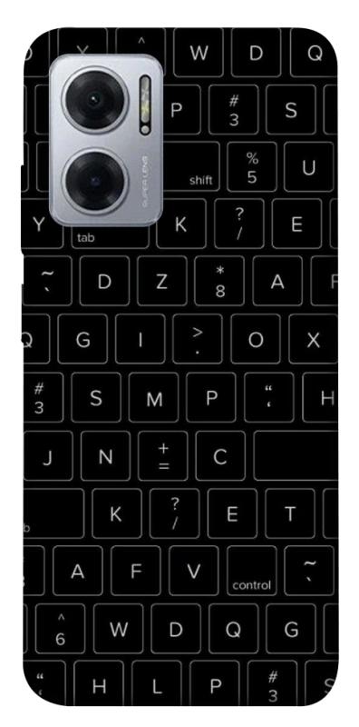 Чохол itsPrint Keyboard для Xiaomi Redmi Note 11E, black, купити оптом з доставкою