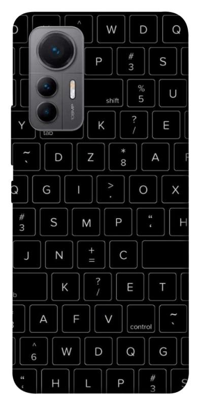 Чохол itsPrint Keyboard для Xiaomi 12 Lite, black, купити оптом з доставкою
