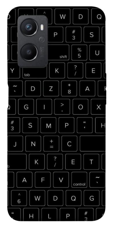 Чехол itsPrint Keyboard для Oppo A96, black, купить оптом с доставкой